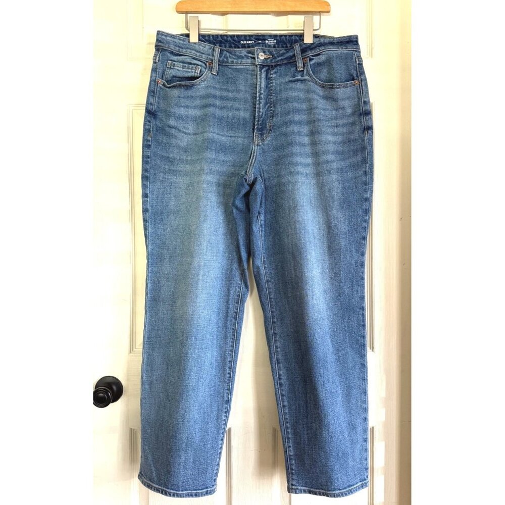 womens size 16 Old Navy OG loose fit jeans hi rise super high‎ waist, pristine